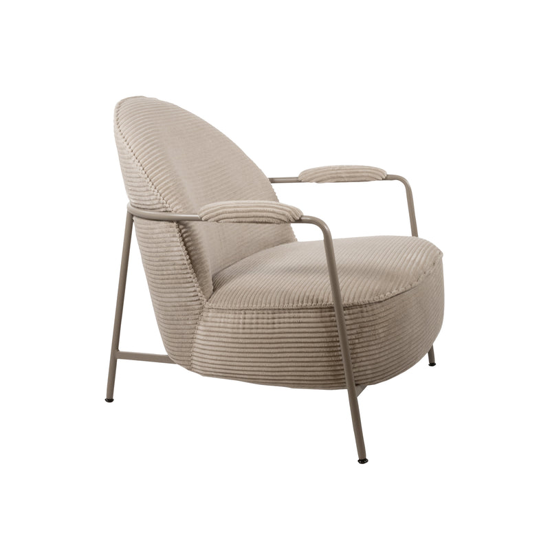Fauteuil Elton | Beige | Sand Frame Rib Sand