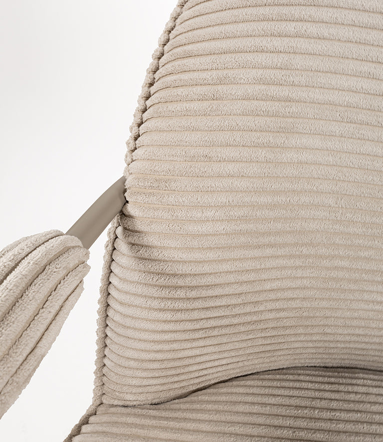 Fauteuil Elton | Beige | Sand Frame Rib Sand