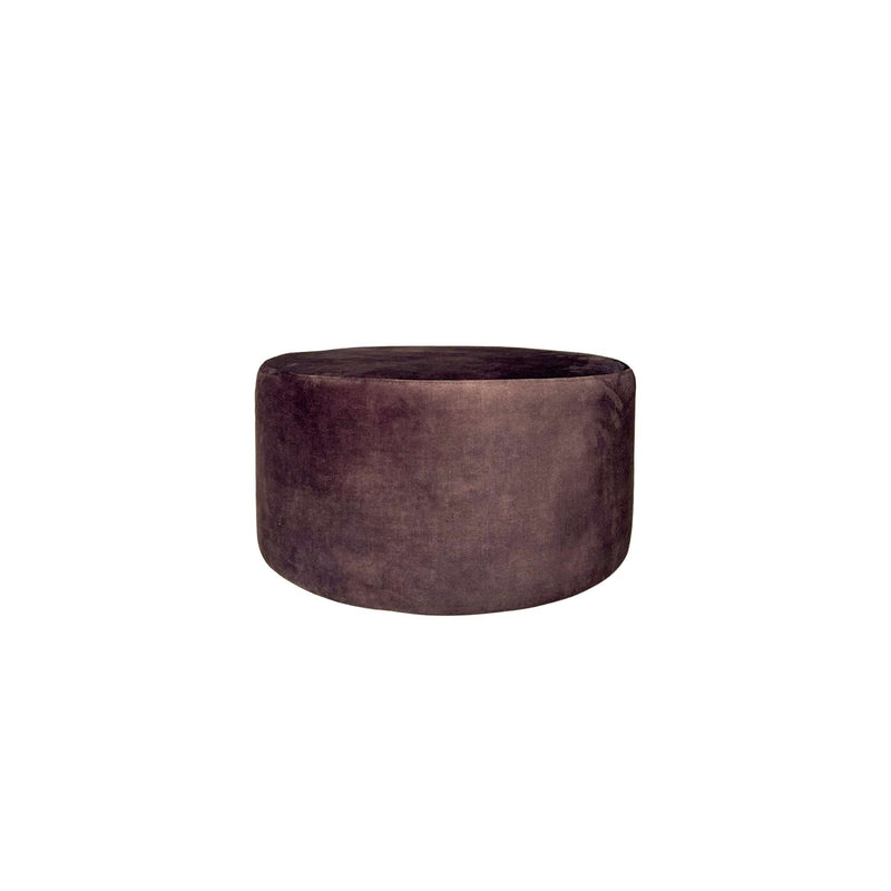 My MySofa | Sofa Hocker Rond 60 cm Adore 108 Brown