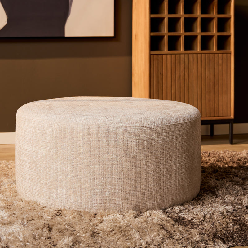 My Sofa | Hocker Rond 80 cm Cremona 02 Beige
