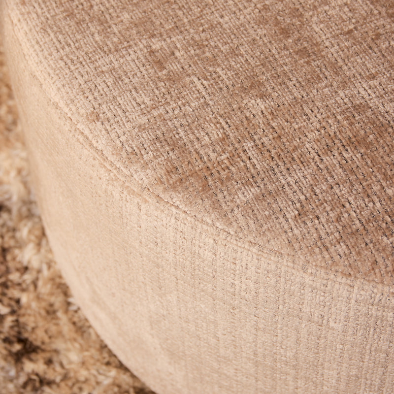 My Sofa | Hocker Rond 80 cm Cremona 14 Taupe