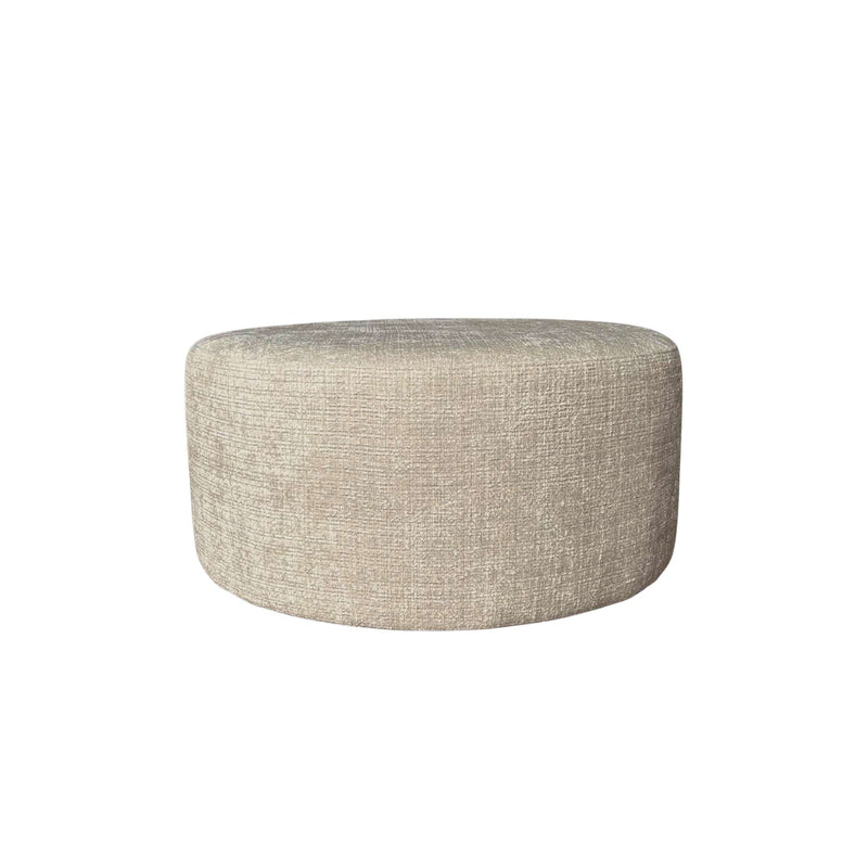 My Sofa | Hocker Rond 80 cm Cremona 14 Taupe