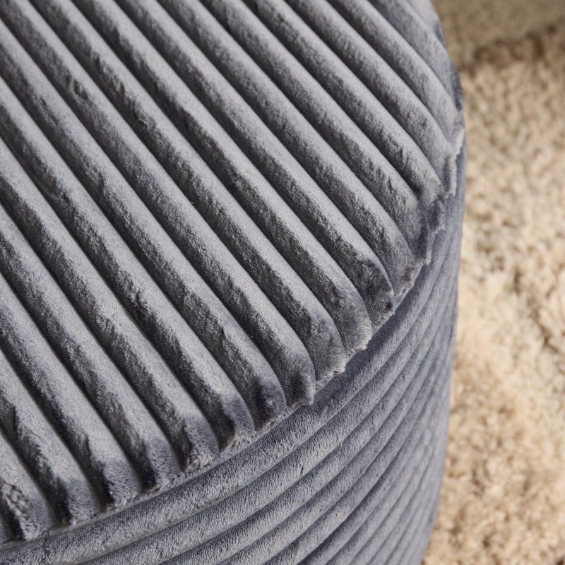 My Sofa | Hocker Rond 80 cm Tilia 85 Antraciet
