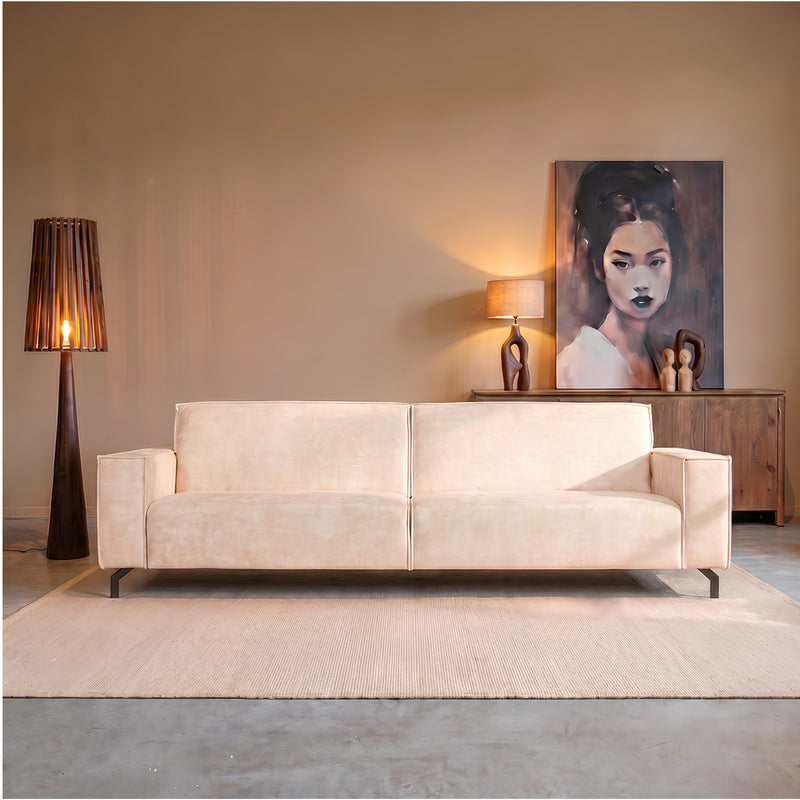 MySofa Floris | 100%PES | 2,5 Zits Velvet Beige