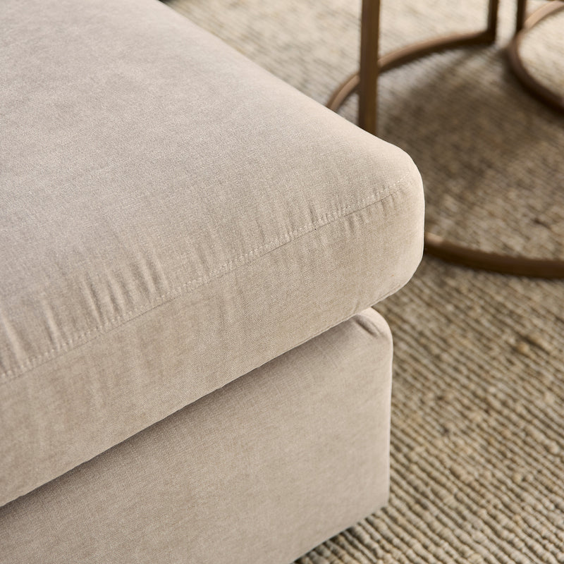 MySofa Jesse | Ottomane Links + 2,5 zits Beige