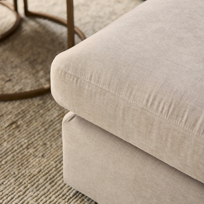 MySofa Jesse | 2,5 zits + Ottomane Rechts Beige