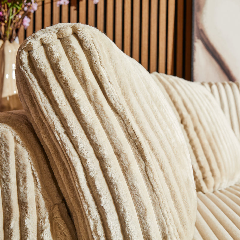 MySofa Teddy | Divan Links + 2,5 zits Beige