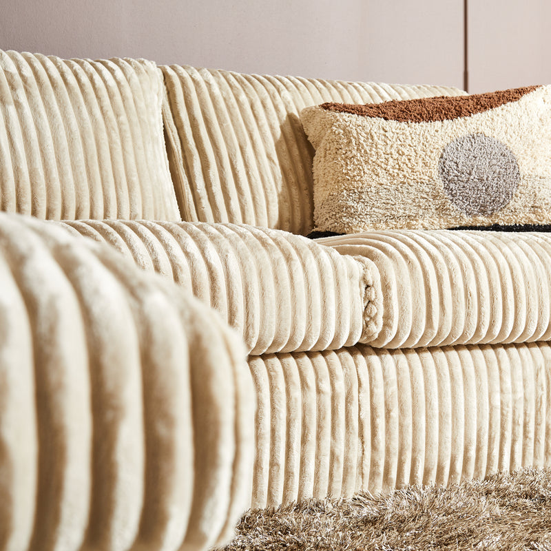 MySofa Teddy | Divan Links + 2,5 zits Beige