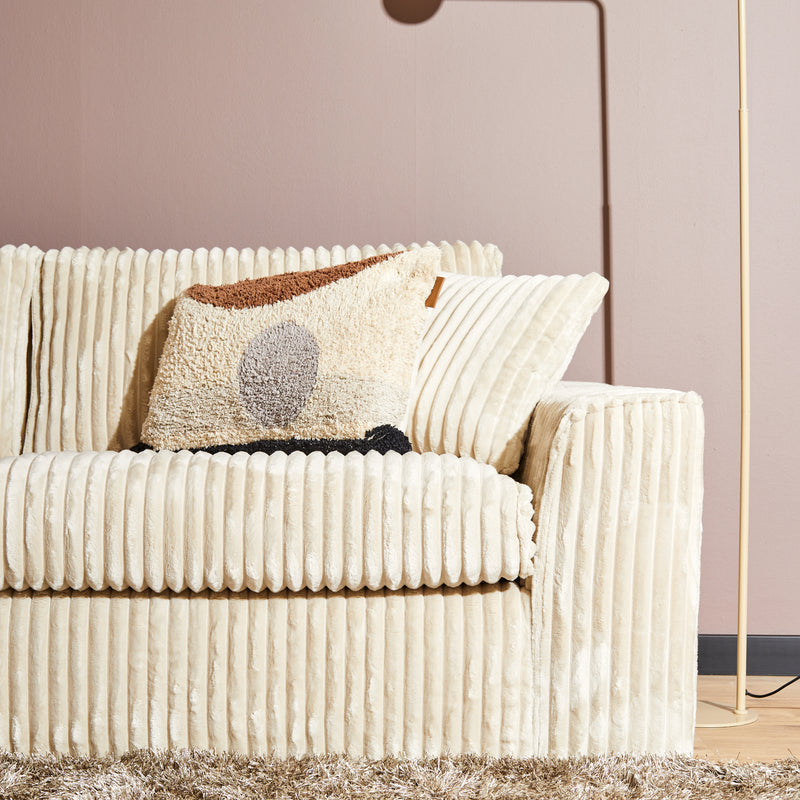 MySofa Teddy | Divan Links + 2,5 zits Beige