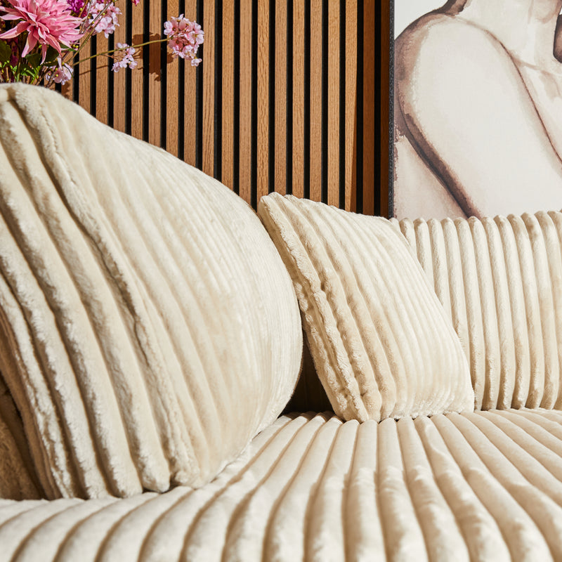 MySofa Teddy | Divan Links + 2,5 zits Beige