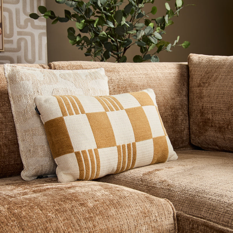 MySofa Teddy | 100%PES | Hoekbank Cinnamon 2,5 zits+Divan Rechts