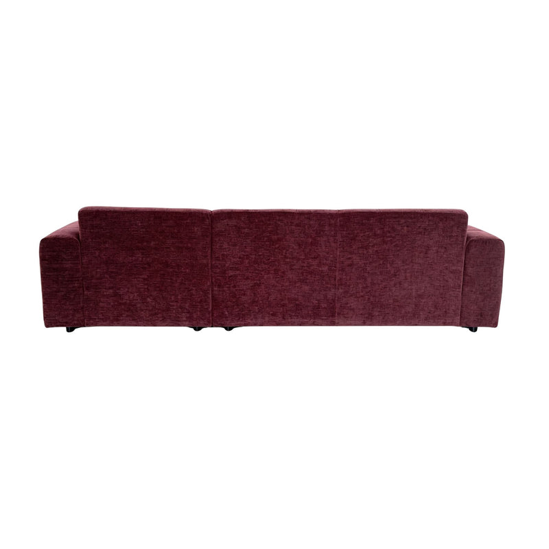 MySofa Ruby | 100%PES | Hoekbank Paars 2,5 zits AL + Lounge R