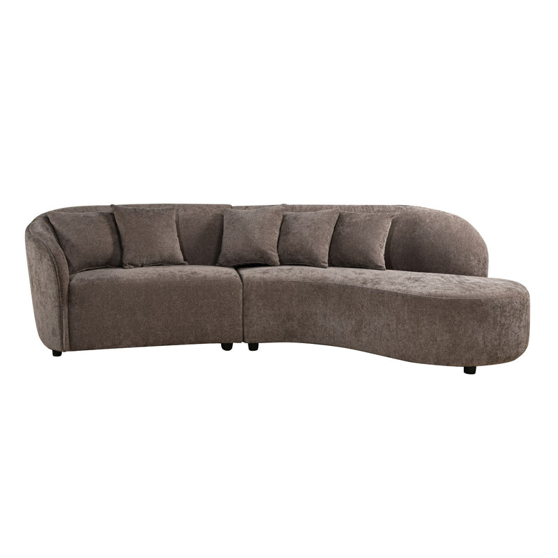 MySofa Novi | Hoekbank Grijs 3 zits + Lounge R