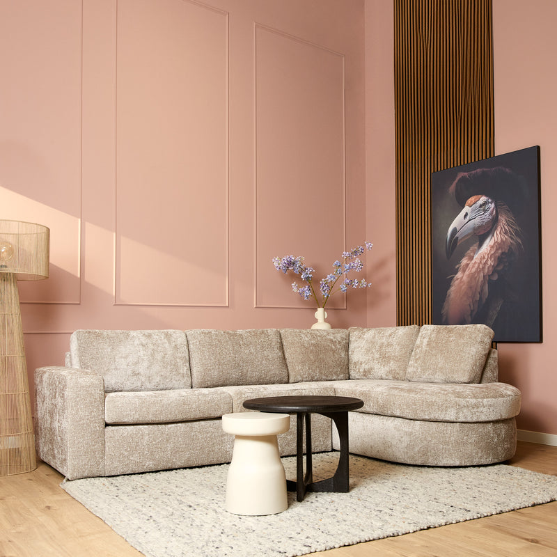 MySofa Alma | Beige Divan Links + 2,5 zits