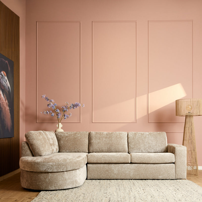 MySofa Alma | Beige Divan Links + 2,5 zits