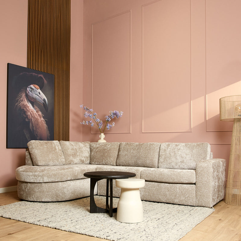MySofa Alma | Beige Divan Links + 2,5 zits