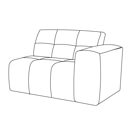 Hoekbank Wave | Meerdere vormen | Meerdere kleuren