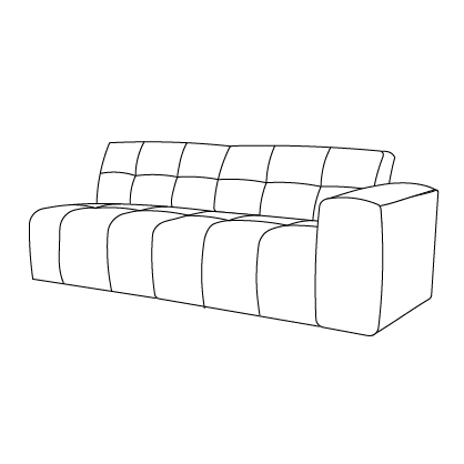 Hoekbank Wave | Meerdere vormen | Meerdere kleuren