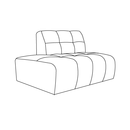 Hoekbank Wave | Meerdere vormen | Meerdere kleuren