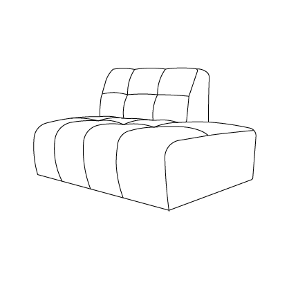 Hoekbank Wave | Meerdere vormen | Meerdere kleuren