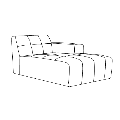 Hoekbank Wave | Meerdere vormen | Meerdere kleuren