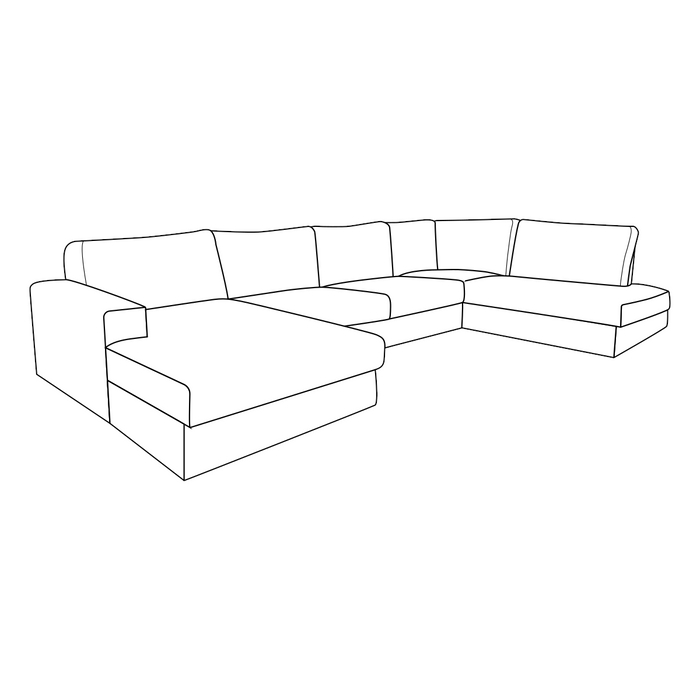 Hoekbank Uno | Meerdere vormen | Meerdere kleuren