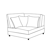 Hoekbank Richie | Meerdere vormen | Meerdere kleuren