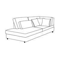 Hoekbank Richie | Meerdere vormen | Meerdere kleuren