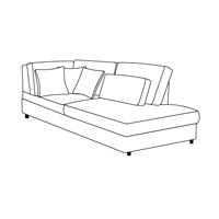 Hoekbank Richie | Meerdere vormen | Meerdere kleuren