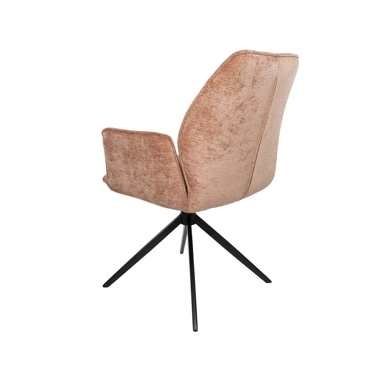 Riva | eetkamerstoel draaipoot 360ARS Vibe Salmon 52 (set of 2)
