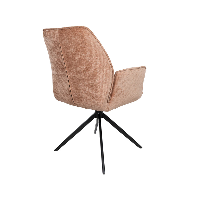 Riva | eetkamerstoel draaipoot 360ARS Vibe Salmon 52 (set of 2)