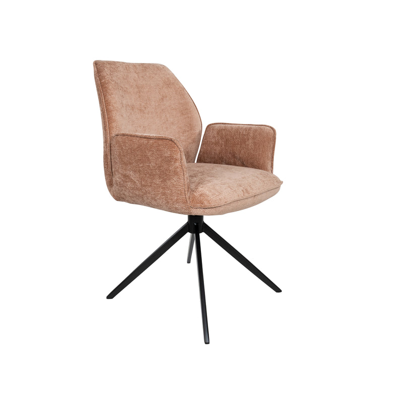 Riva | eetkamerstoel draaipoot 360ARS Vibe Salmon 52 (set of 2)