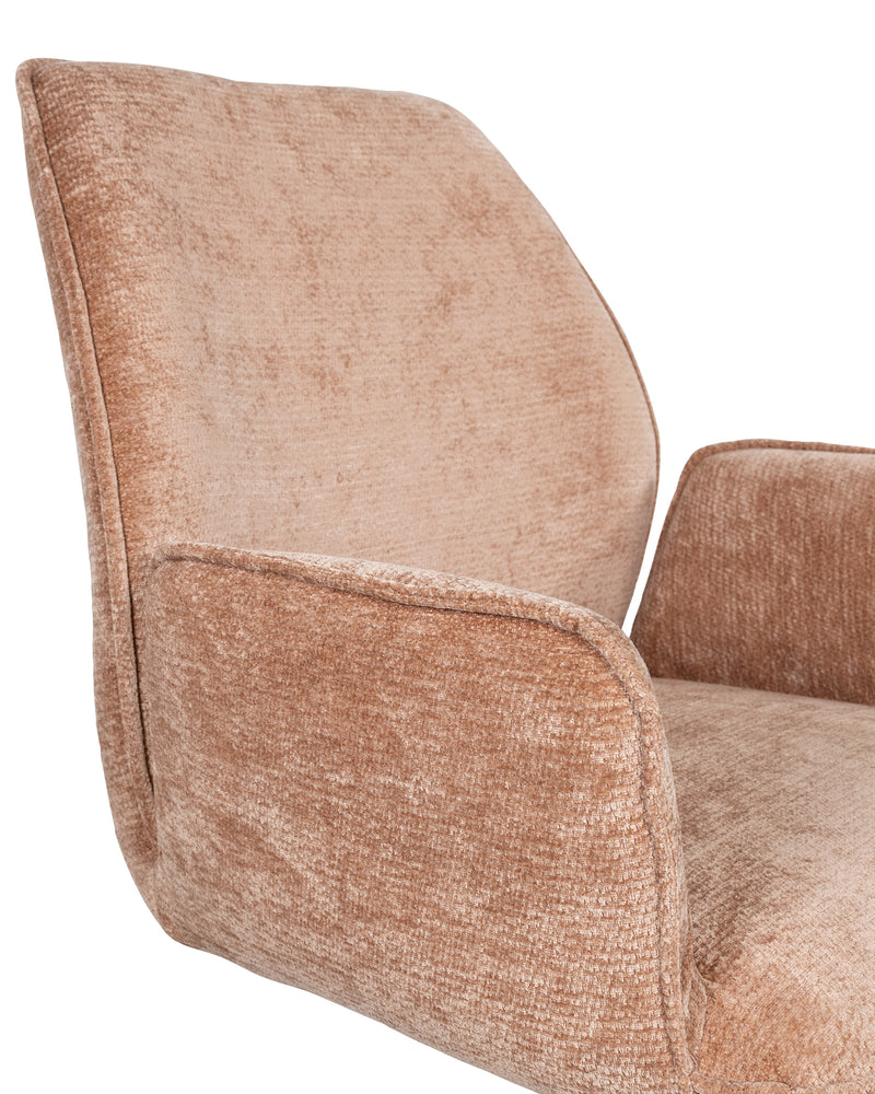 Riva | eetkamerstoel draaipoot 360ARS Vibe Salmon 52 (set of 2)