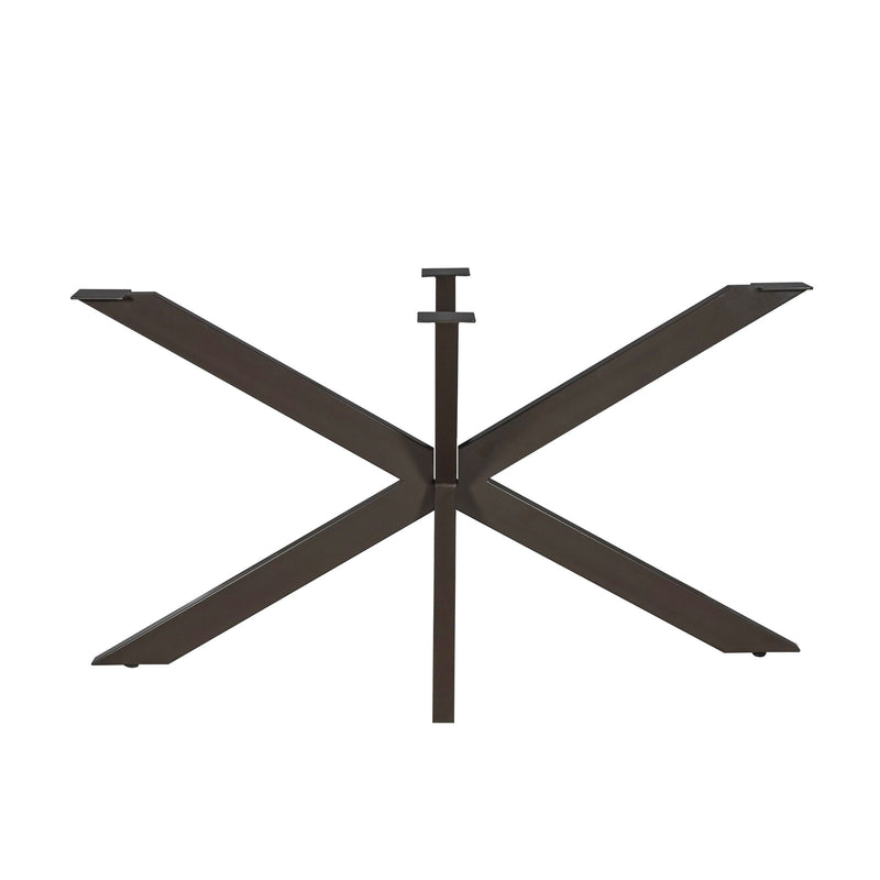 Matrixpoot Anodic | Metaal | Brown Ovaal/Rechthoek 160 cm Koker 4x8 cm