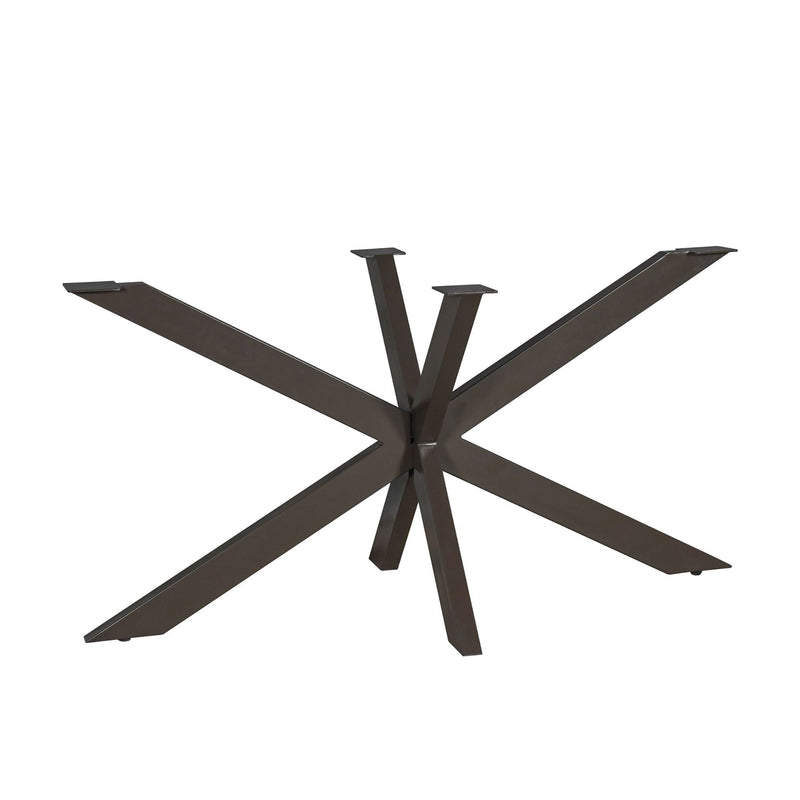 Matrixpoot Anordic | Metaal | Brown Ovaal/Rechthoek 140 cm Koker 4x8 cm