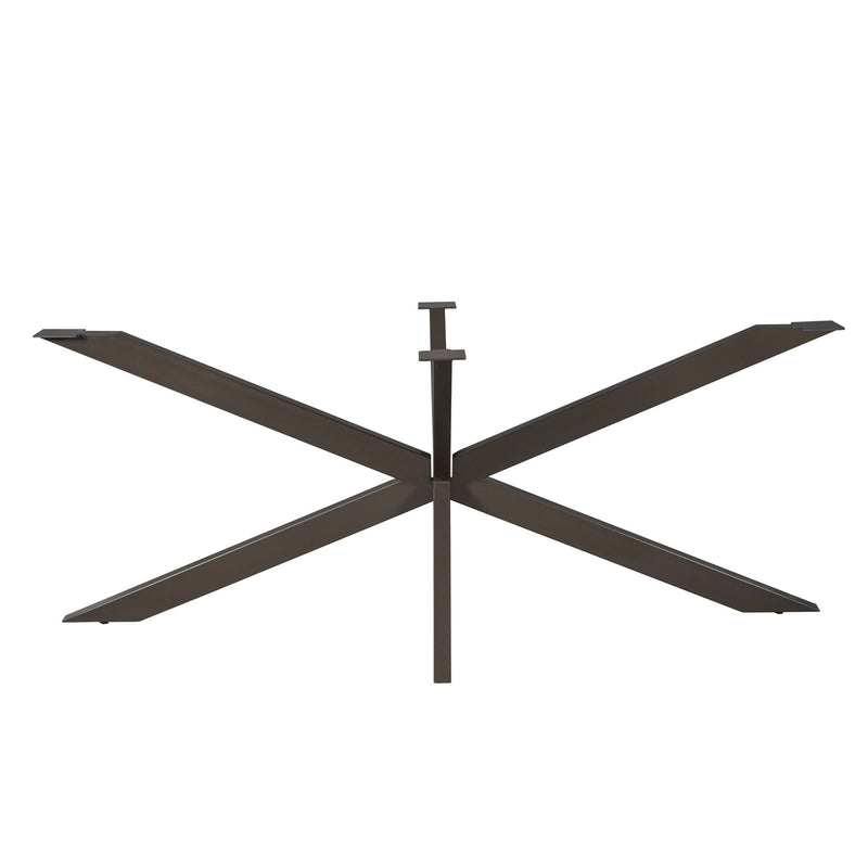 Matrixpoot Anodic | Metaal | Brown Ovaal/Rechthoek 190 cm Koker 4x8 cm