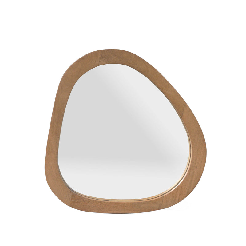 Organische Lou | spiegel Licht mango Mangohout 43 cm