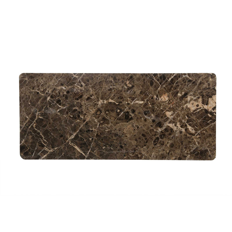 Bovenblad Dallas | Marmer | Dressoir Bruin 210 cm