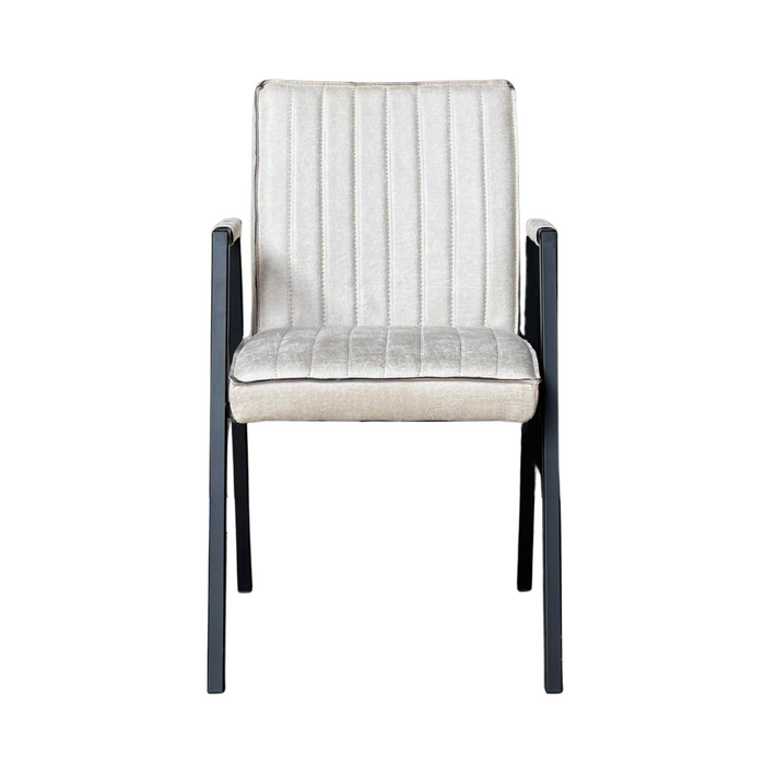 Eetkamerstoel Tivoli Bull | Beige | Met armleuning