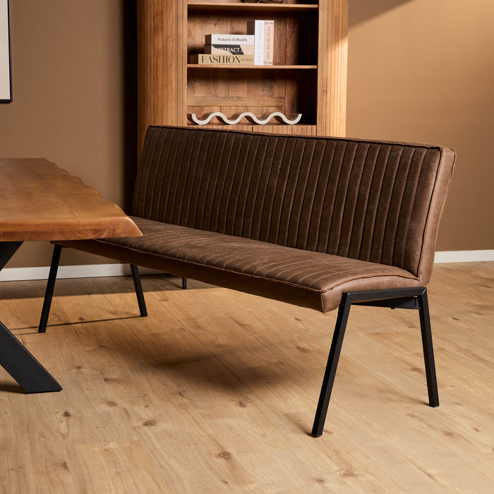 Eetkamerbank Tivoli Bull | 185 cm | Brown