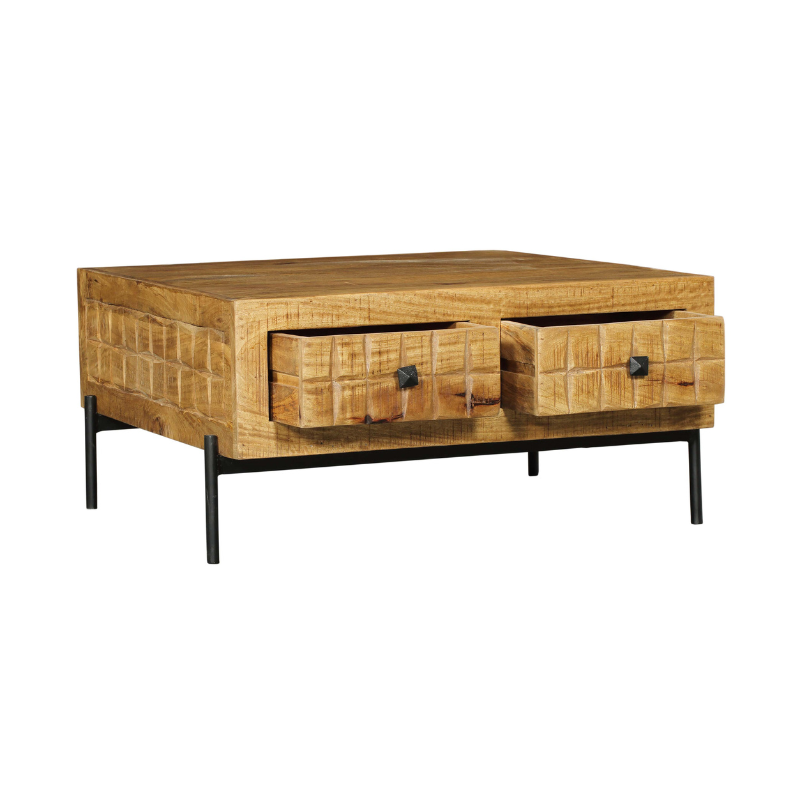 Salontafel Brandy | 80x80 | Rechthoekig