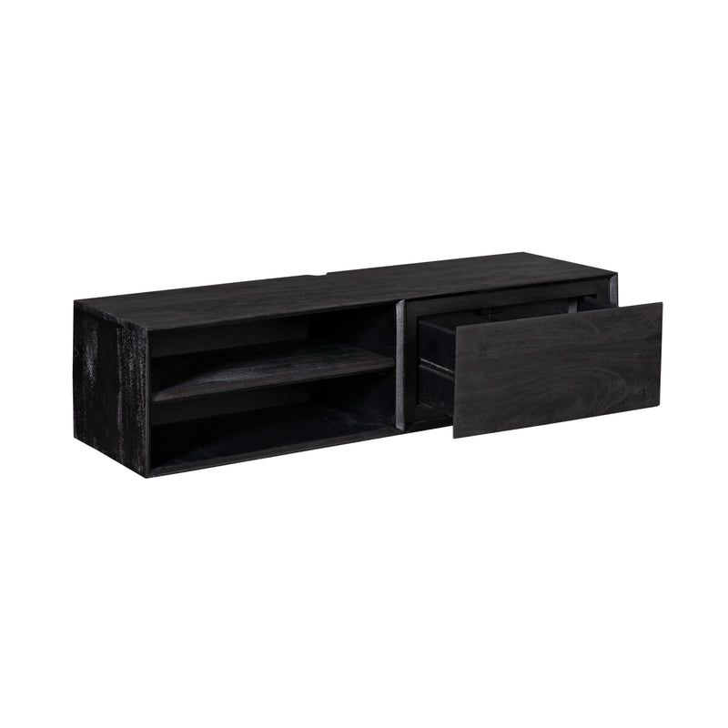 Zwevend tv meubel Ambiance Black | 120 cm