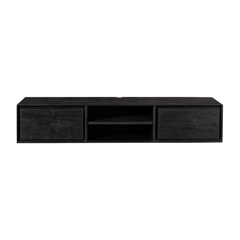 Zwevend tv meubel Ambiance Black | 160 cm