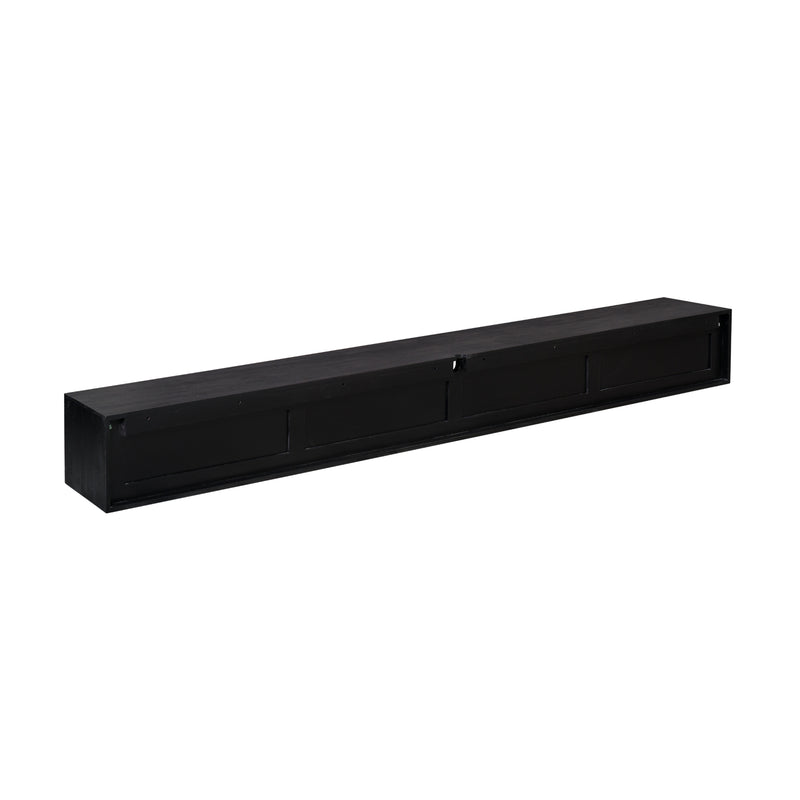 Zwevend tv meubel Ambiance Black | 240 cm