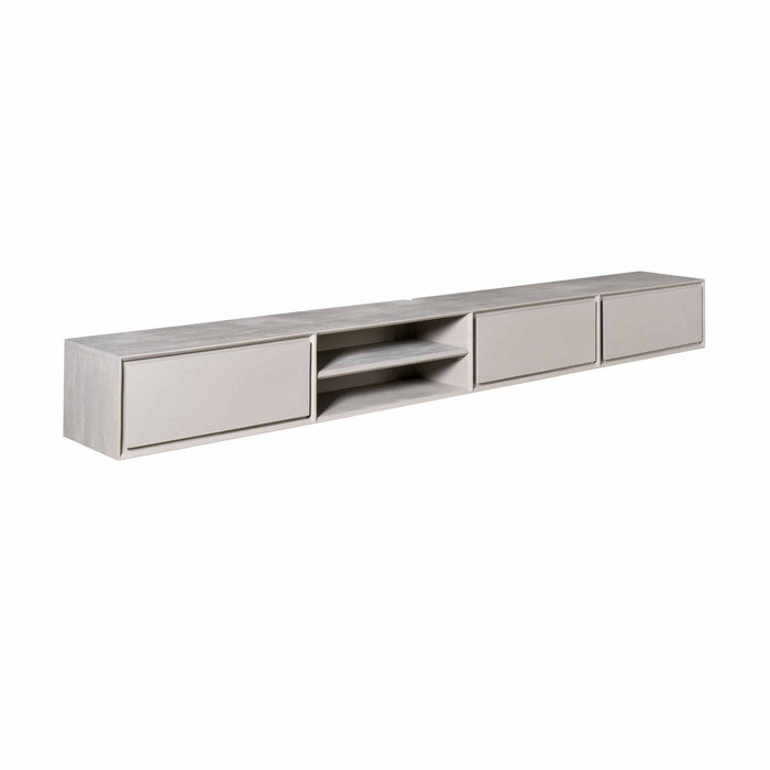 Zwevend tv meubel Ambiance Taupe | 280 cm