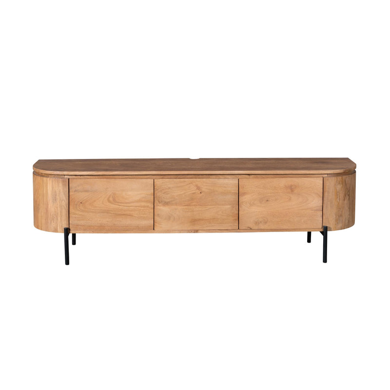Tv meubel Excellent | Mangohout | Naturel 160 cm