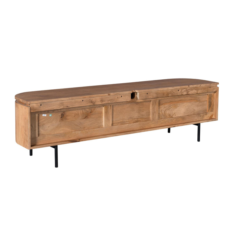 Tv meubel Excellent | Mangohout | Naturel 160 cm