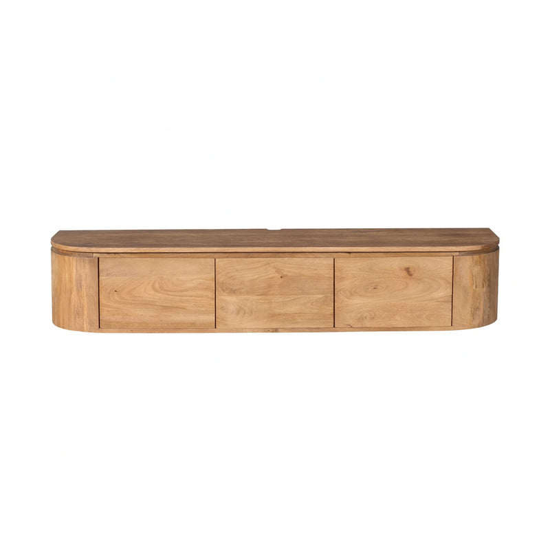 Tv meubel Excellent | Mangohout | Naturel 160 cm