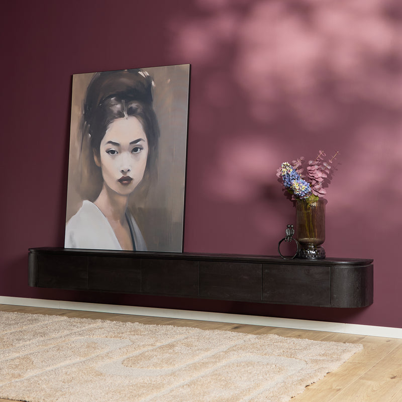 Tv meubel Excellent Black | 280 cm