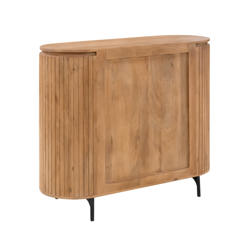 Kabinet kast Solana | Mangohout | 115 cm Naturel